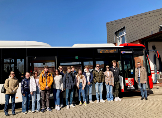 Exkursion zur Verkehrsgesellschaft Landkreis Osnabrück (VLO) in Bohmte